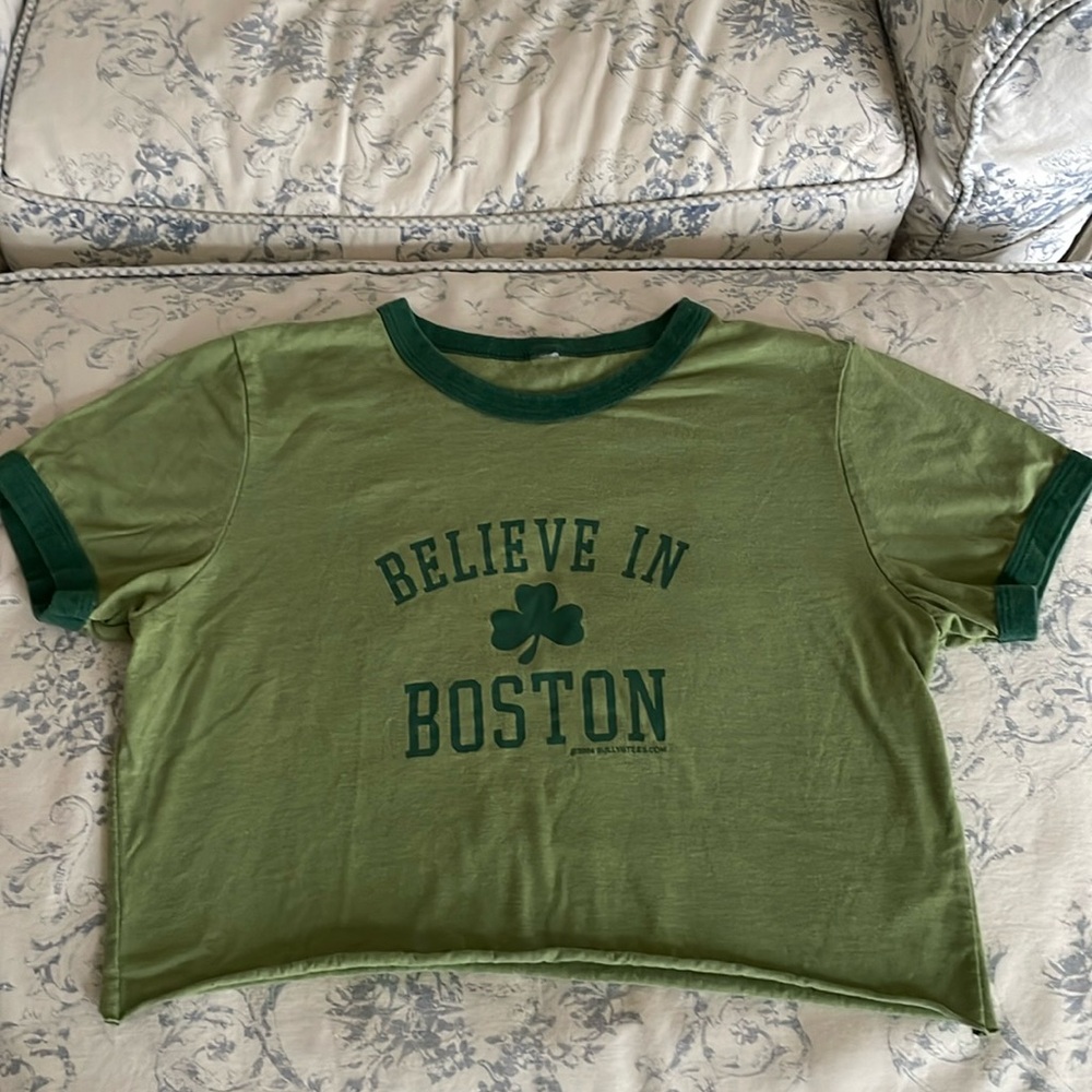 Shamrock crop tee